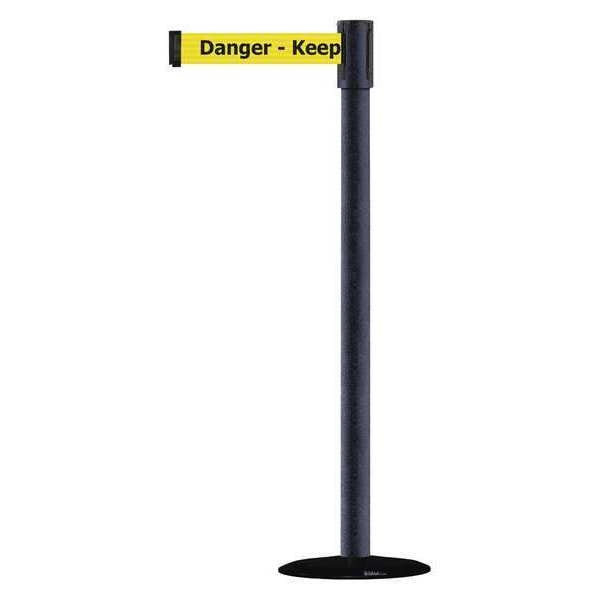 Barrier Post with Belt, Texture Black