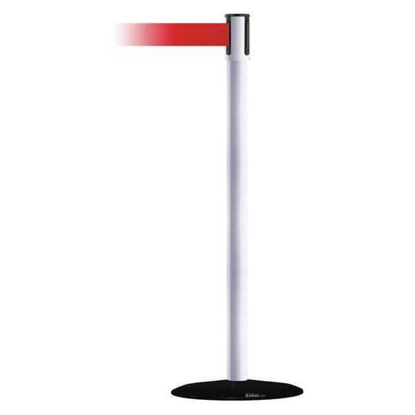 Barrier Post with Belt, 7-1/2 ft. L, Red