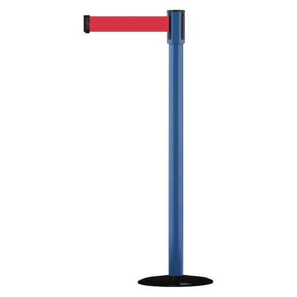 Barrier Post with Belt, 7-1/2 ft. L, Red