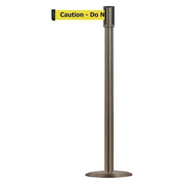 Barrier Post w/ Belt, 38 In. H, Metal Base