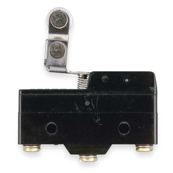 Industrial Snap Action Switch, Lever, Roller Actuator, SPDT, 15A @ 480V AC Contact Rating