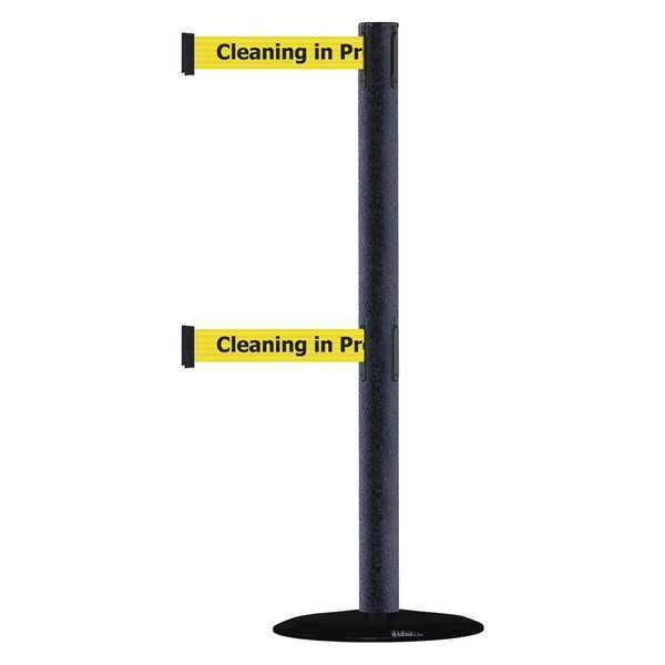 Barrier Post with Belt, Texture Black