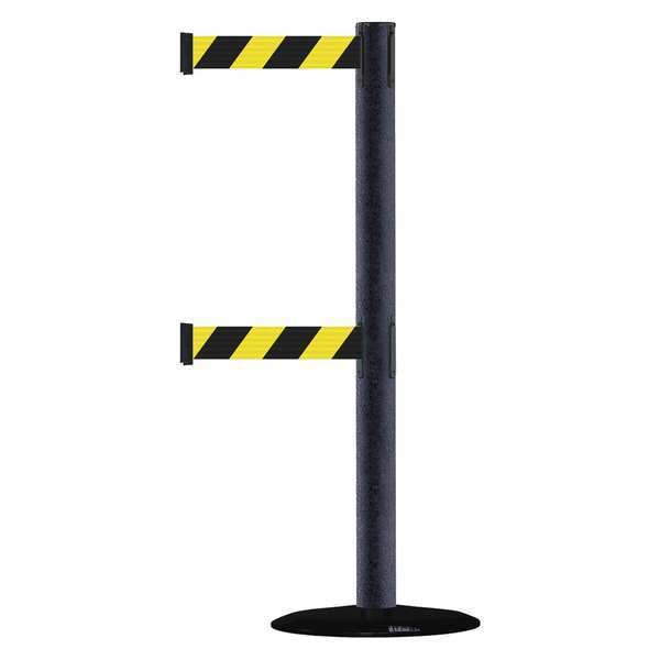 Barrier Post with Belt, Texture Black