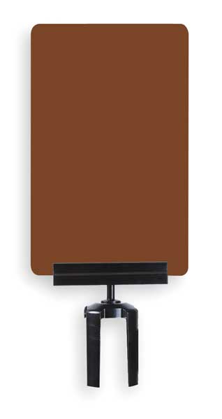 Acrylic Sign, Brown, Please Wait Here