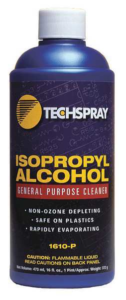 Cleaner, 16 oz. Bottle, Alcohol