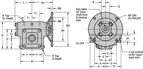 Speed Reducer, C-Face, 180TC, 30:1