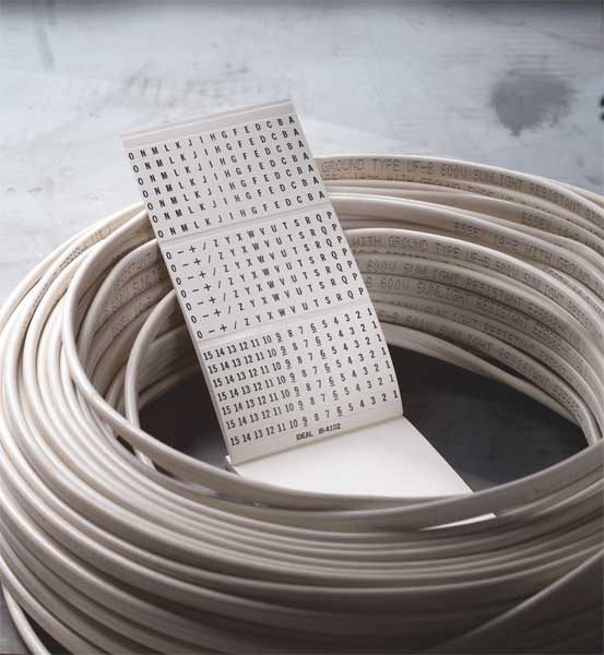 Wire Marker Book, Preprintd, Self-Adhesive