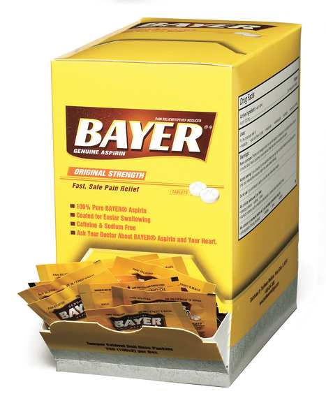 Bayer(R) Aspirin, Tablet, 325mg, PK200