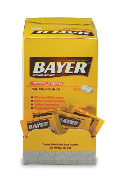 Bayer(R) Aspirin, Tablet, 325mg, PK200