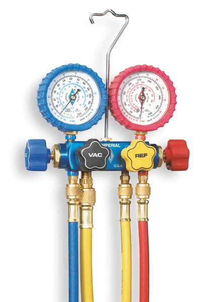 Mechanical Manifold Gauge Set, 4-Valve