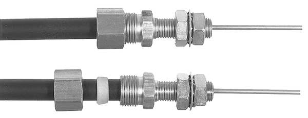 Bulkhead Fitting, 3/8 In, 0.375 Conduit