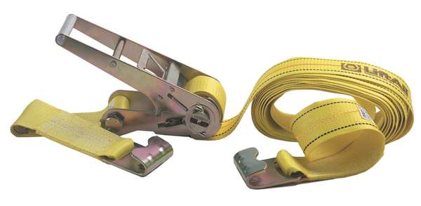 Cargo Strap, Ratchet, 27 ft x 3 In, 5000 lb