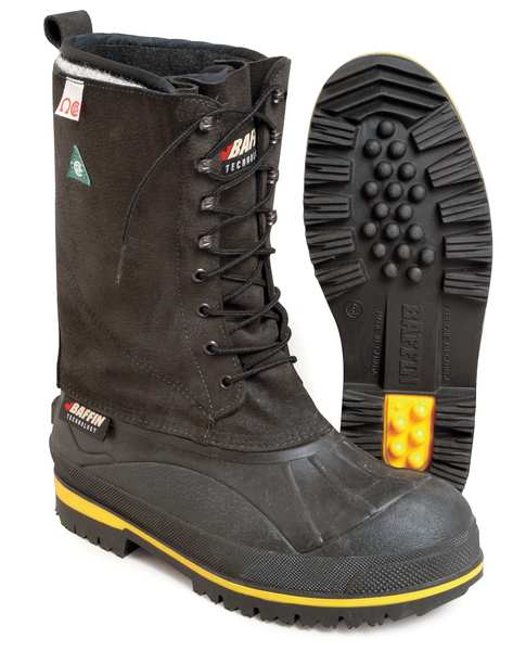 Winter Boots, Mens, 15, Lace, Steel, PR