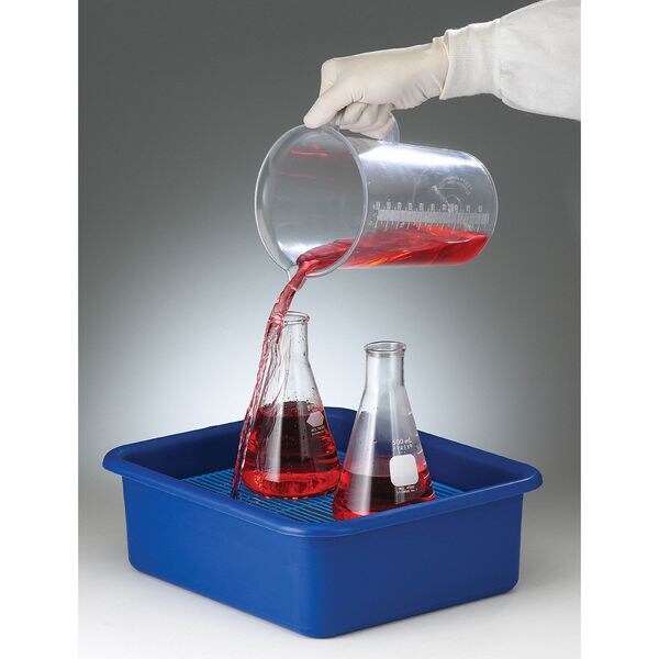Laboratory Tray, 4-3/4 In. H, 14-3/8 In. D