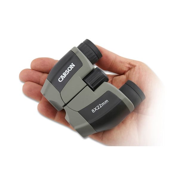 Compact Binocular, 8 x 22 Magnification, BK-7 Prism, 393 ft Field of View @1000 yd Field of View
