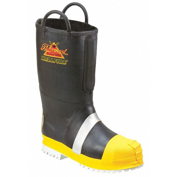 Ins Fire Boots, Mens, 9-1/2M, PR
