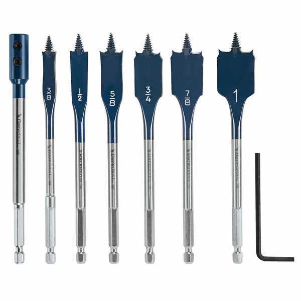 SPADE BIT SET 6 PC W/EXTENSION