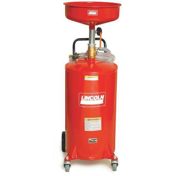 Waste Oil Receiver, Steel, Dia. 14 In