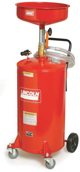 Waste Oil Receiver, Steel, Dia. 14 In