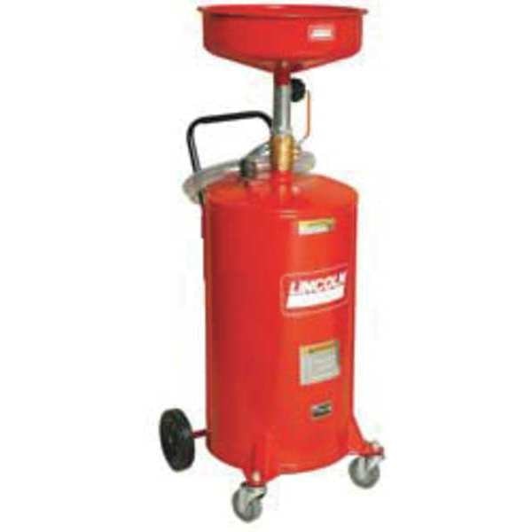 Waste Oil Receiver, Steel, Dia. 14 In