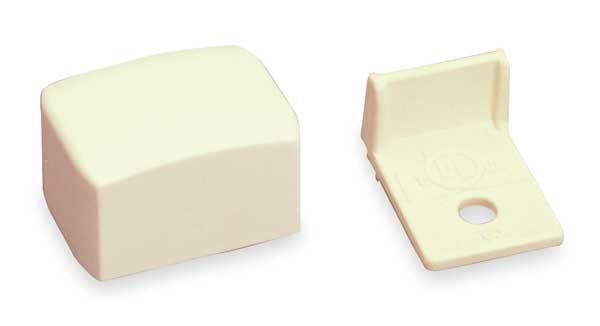 Blank End Fitting, Ivory, PVC, Ends