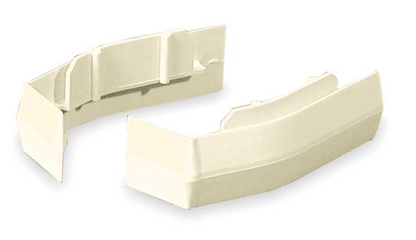 Base Seam Clip, White, PVC, Clips