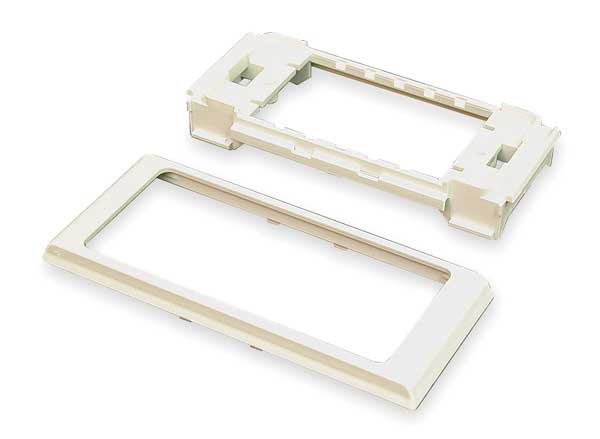 Twin Cover Device Bracket, White