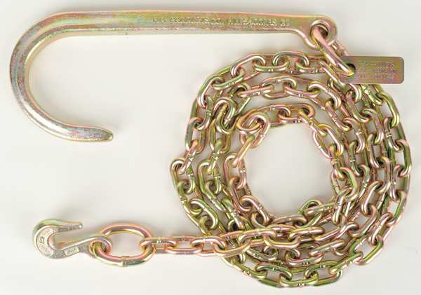 Chain, Grade 70, 5/16 Size, 8 ft., 4700 lb.