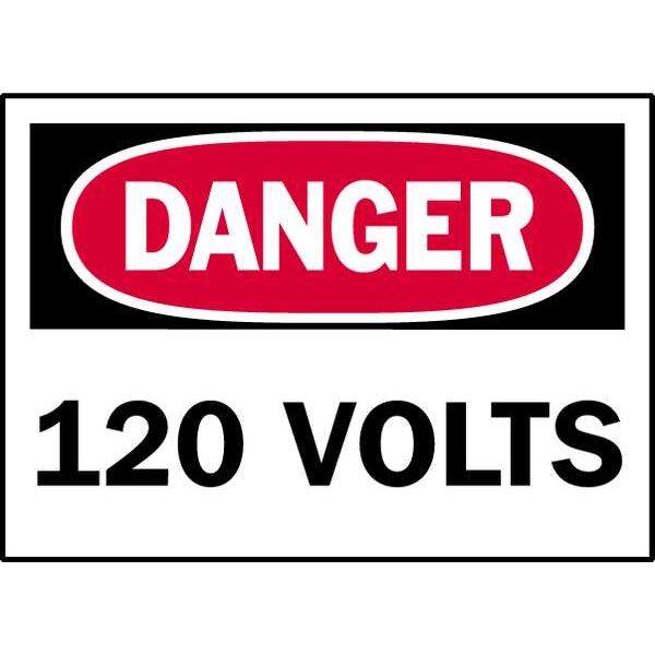 Equipment Label, 3-1/2 In. H, PK5, 86062