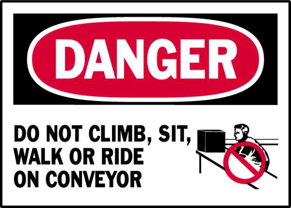 Danger Label, Instruction, 5 In. W, PK5, 86256
