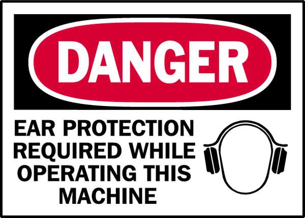 Danger Label, Instruction, 5 In. W, PK5, 86131