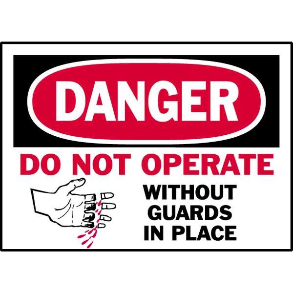 Equipment Label, 5 In. W, PK5, 86215