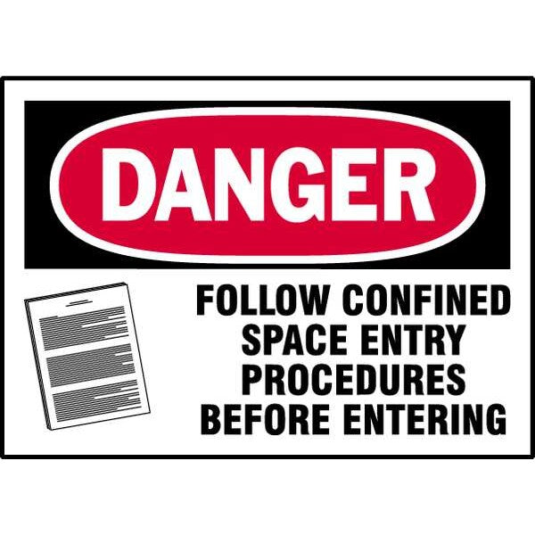 Equipment Label, 3-1/2 In. H, PK5, 86281