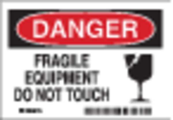 Danger Label, Instruction, 3-1/2 In. H, PK5, 86136