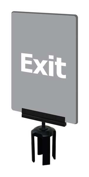 Acrylic Sign, Gray