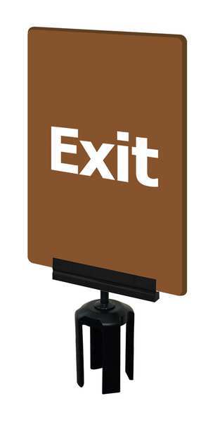 Acrylic Sign, Brown