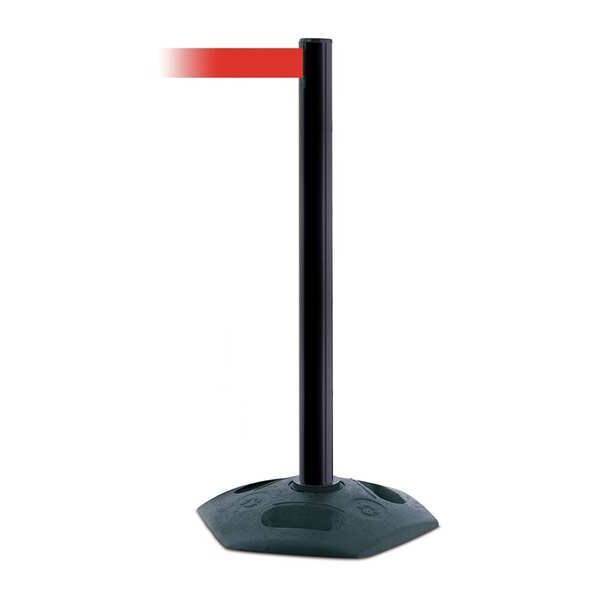 Barrier Post with Belt, 7-1/2 ft. L, Red