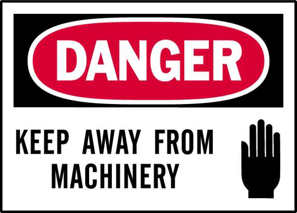 Danger Label, Instruction, 5 In. W, PK5, 86144