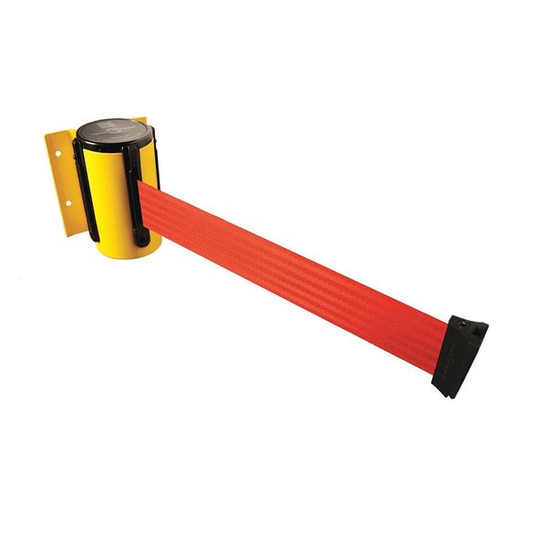 Belt Barrier, Yellow, Belt Color Red
