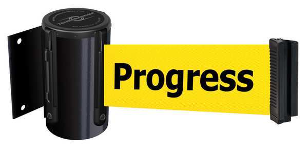 Belt Barrier, Black, Belt Color Yellow