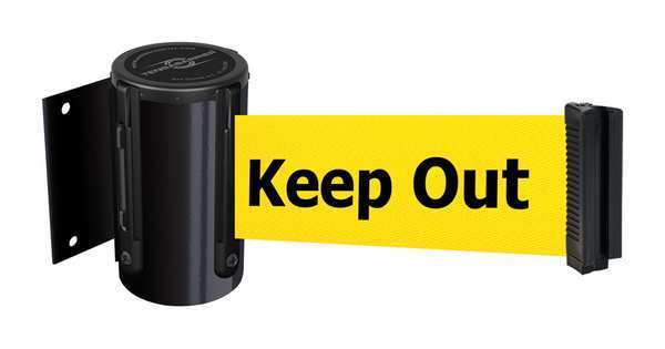 Belt Barrier, Black, Belt Color Yellow