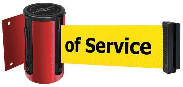 Belt Barrier, Red, Belt Color Yellow