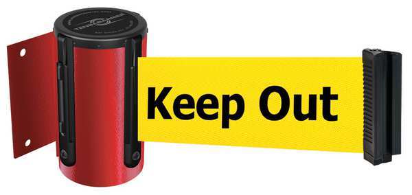 Belt Barrier, Red, Belt Color Yellow