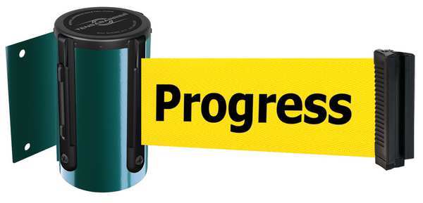 Belt Barrier, Green, Belt Color Yellow