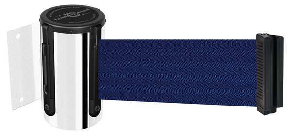 Belt Barrier, Chrome, Belt Blue