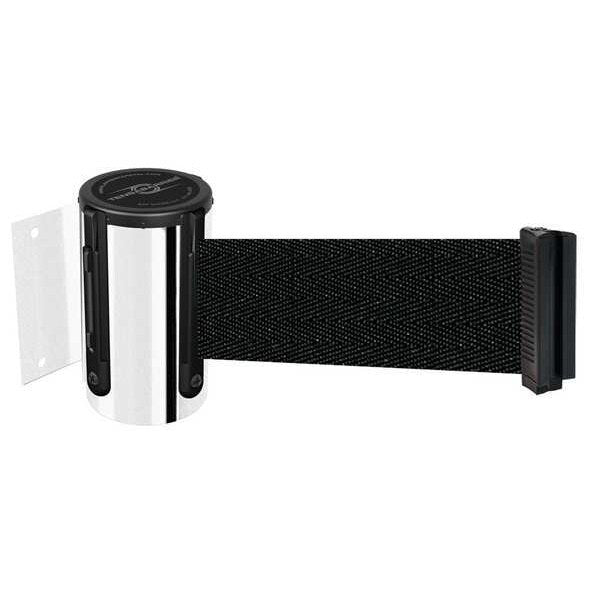 Belt Barrier, Chrome, Belt Black