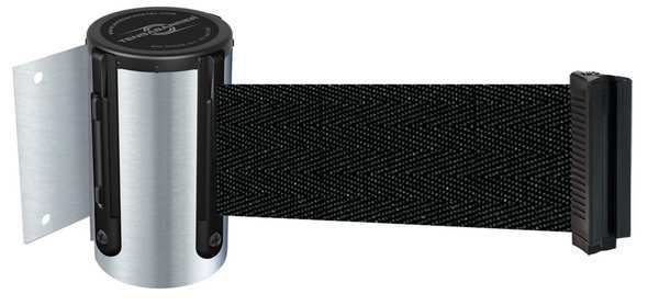 Belt Barrier, Chrome, Belt Black