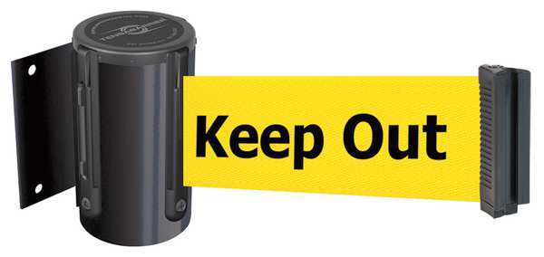 Belt Barrier, Black, Belt Color Yellow