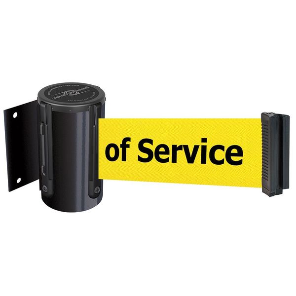 Belt Barrier, Black, Belt Color Yellow
