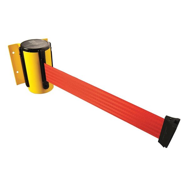 Belt Barrier, Yellow, Belt Color Red